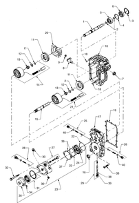 Part Location Diagram of HG-2510097 Cub Cadet Housing Assembly